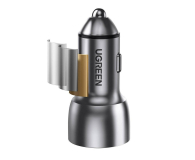 UGREEN Ładowarka samochodowa CD213 2x USB-C 36W szara - 1488949 - zdjęcie 3